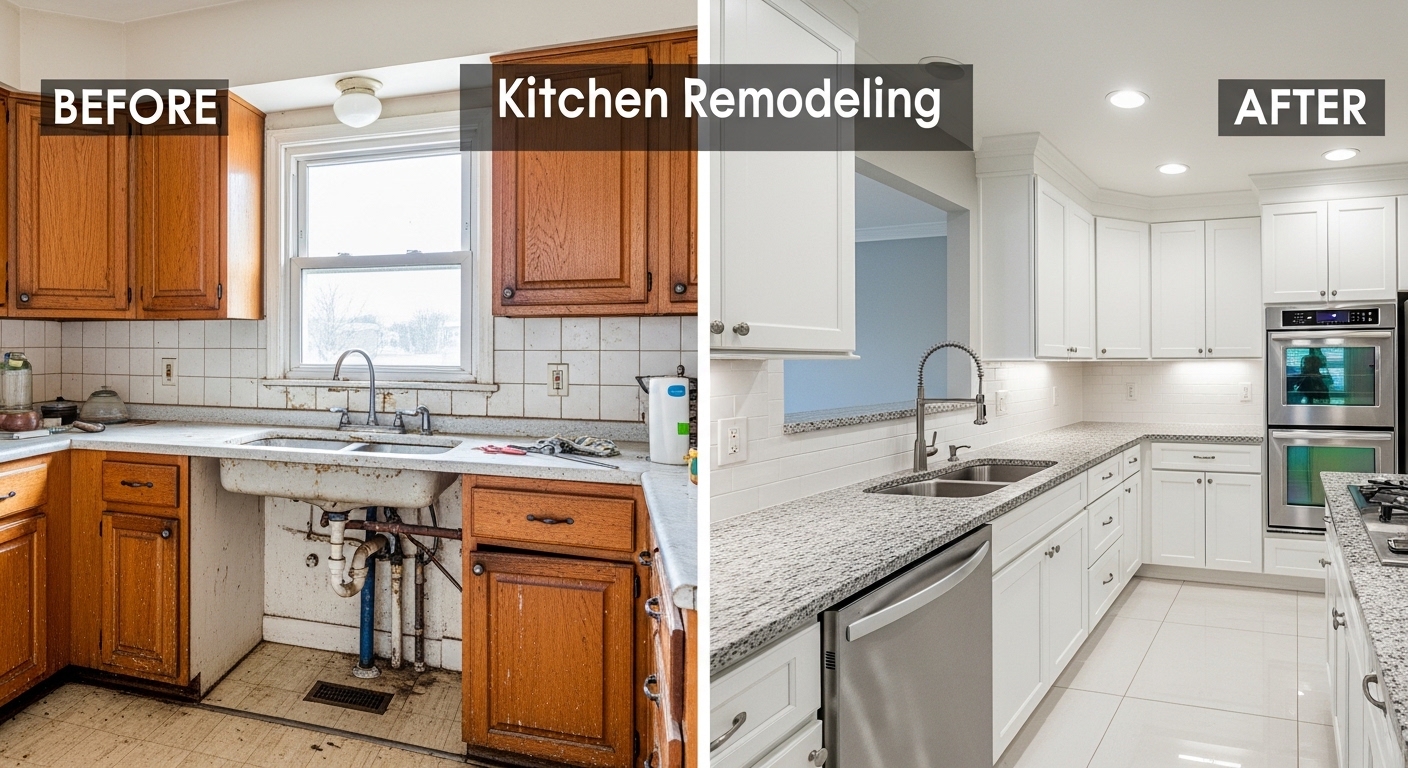 Before and After Kitchen Remodeling in Aurora CO — Stanley Auro Plumbing